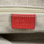 Gucci Tote Bamboo Leather Red Gold 2-Way — view 5