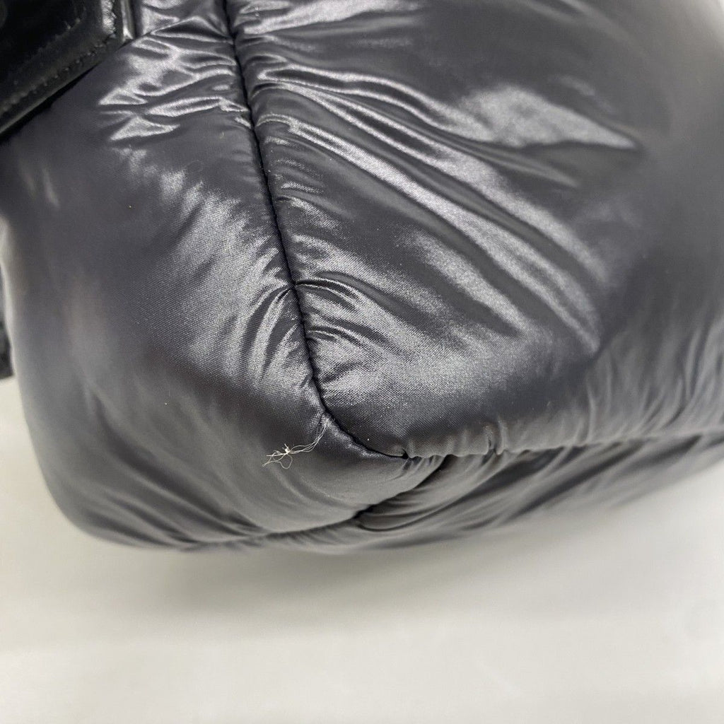 Chanel Shoulder Bag Coco Cocoon Nylon Black Silver — view 7