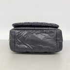 Chanel Shoulder Bag Coco Cocoon Nylon Black Silver — view 3