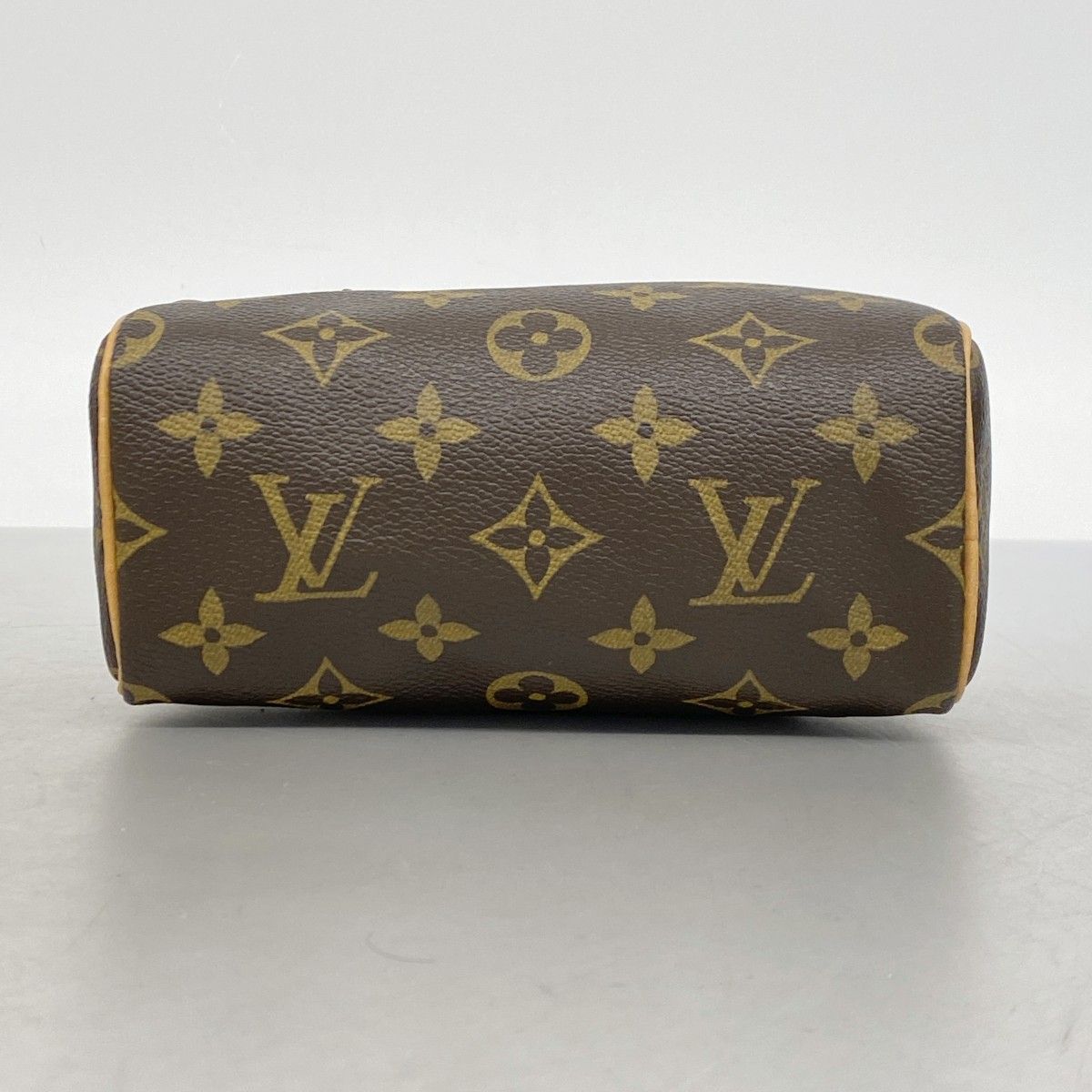 Louis Vuitton Handbag Monogram Mini Speedy Brown 2-Way — view 3