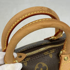 Louis Vuitton Handbag Monogram Mini Speedy Brown 2-Way — view 6
