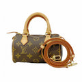 Louis Vuitton Handbag Monogram Mini Speedy Brown 2-Way