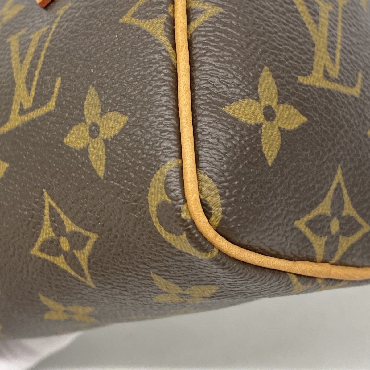 Louis Vuitton Handbag Monogram Mini Speedy Brown 2-Way — view 7