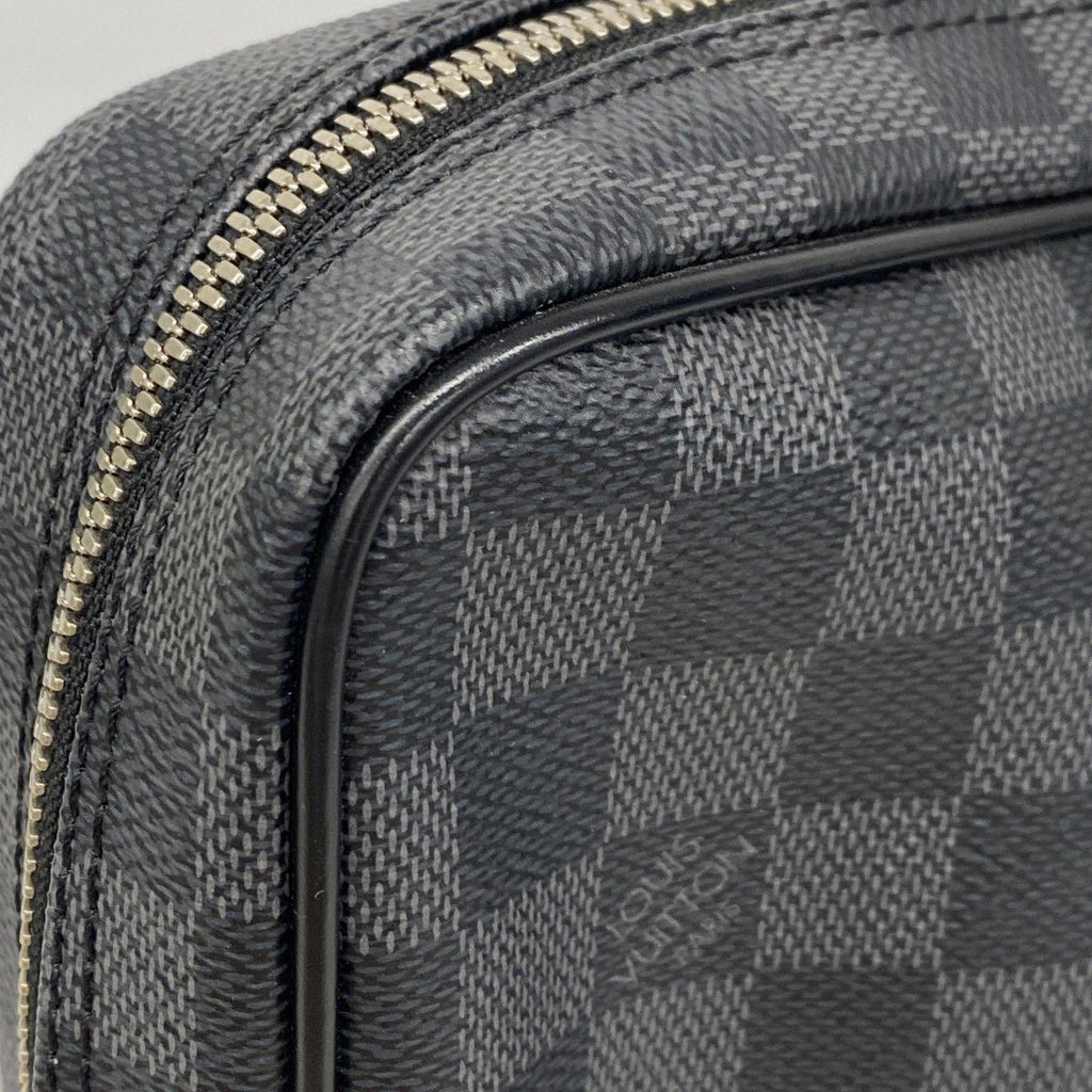 Louis Vuitton Business Bag Damier Graphite Porte Documents Voyage Black — view 7