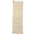 Chanel Scarf CC Logo Cashmere Knit Manknit White Sweater — view 2