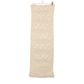 Chanel Scarf CC Logo Cashmere Knit Manknit White Sweater