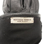 Bottega Veneta Gloves Leather Cha Black — view 5