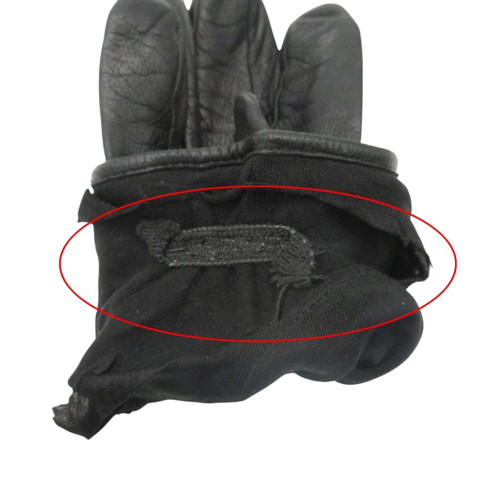 Bottega Veneta Gloves Leather Cha Black — view 8