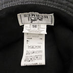 Hermes Hat Linen Leather Piping Bakeha Bucket Hat Paneled Gray — view 8
