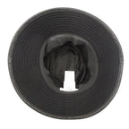 Hermes Hat Leather Trimming Bakeha Buckethat Hat Black — view 6