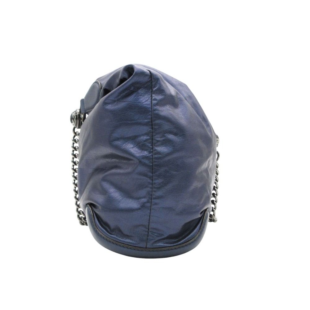 Gucci Shoulder Bag Oneshoulder Interlocking Chain Navy — view 3