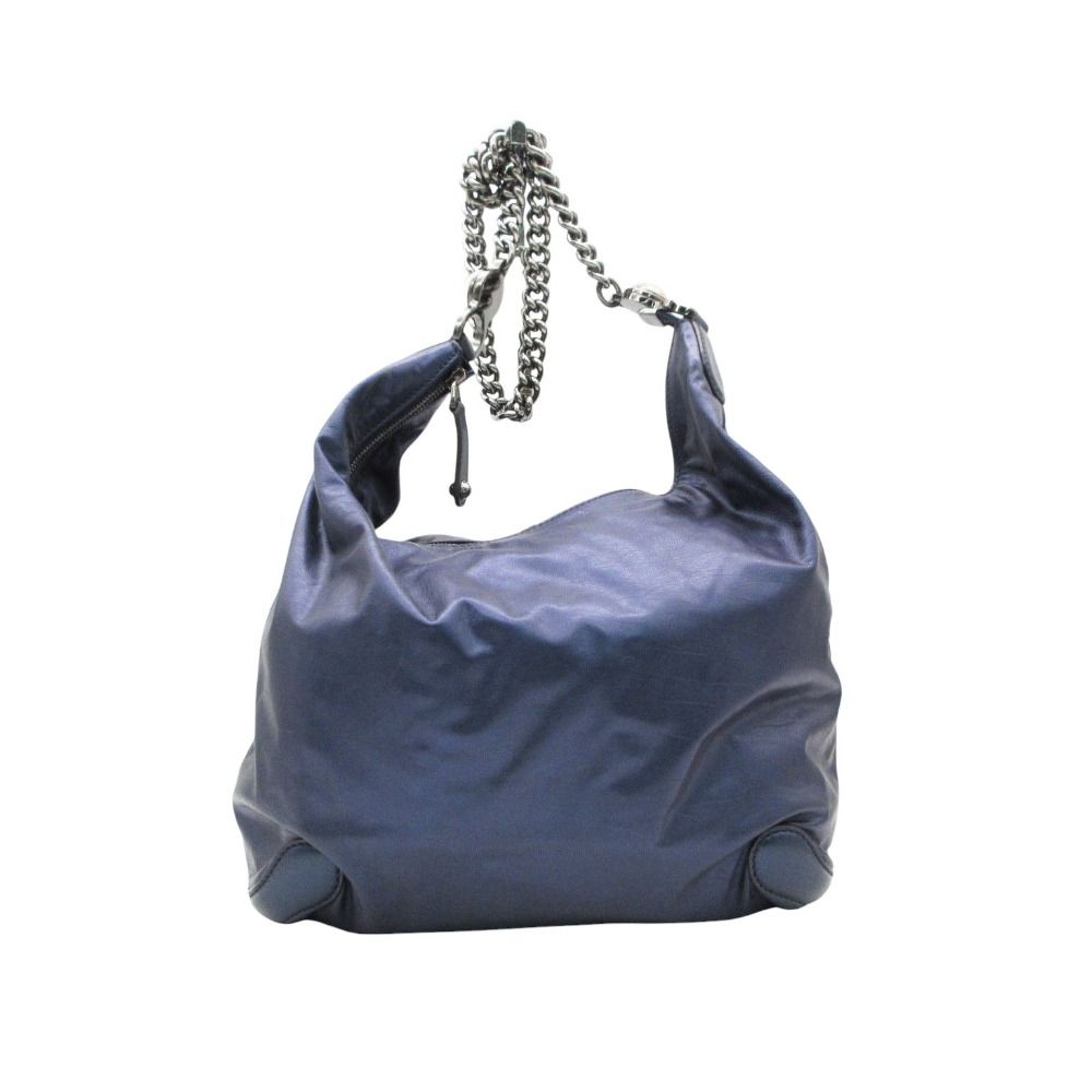 Gucci Shoulder Bag Oneshoulder Interlocking Chain Navy — view 2