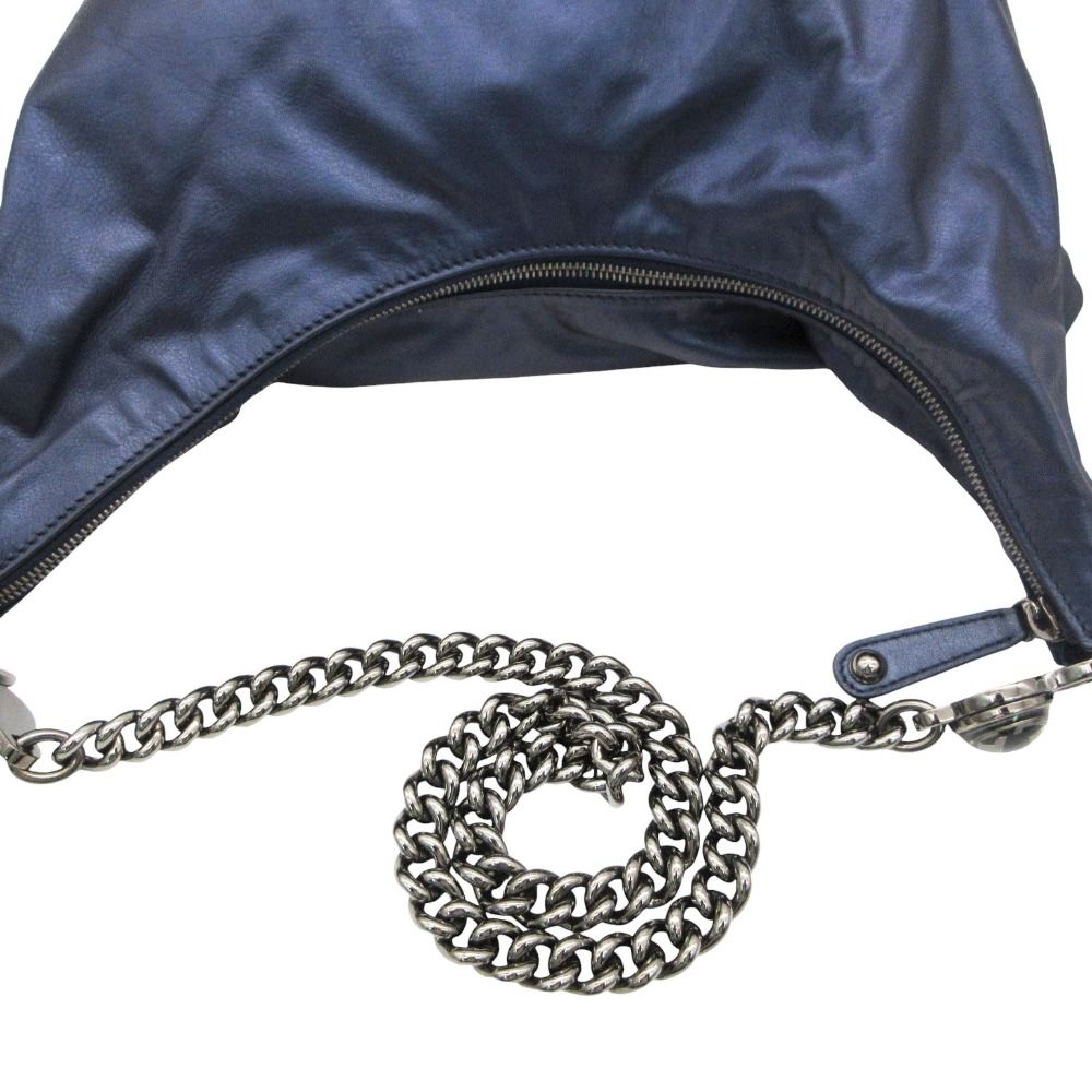 Gucci Shoulder Bag Oneshoulder Interlocking Chain Navy — view 7