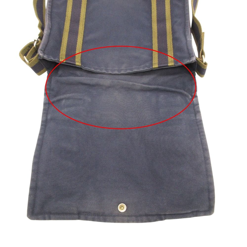 Hermes Shoulder Bag Fourre Tout Besace PM Navy Khaki — view 6
