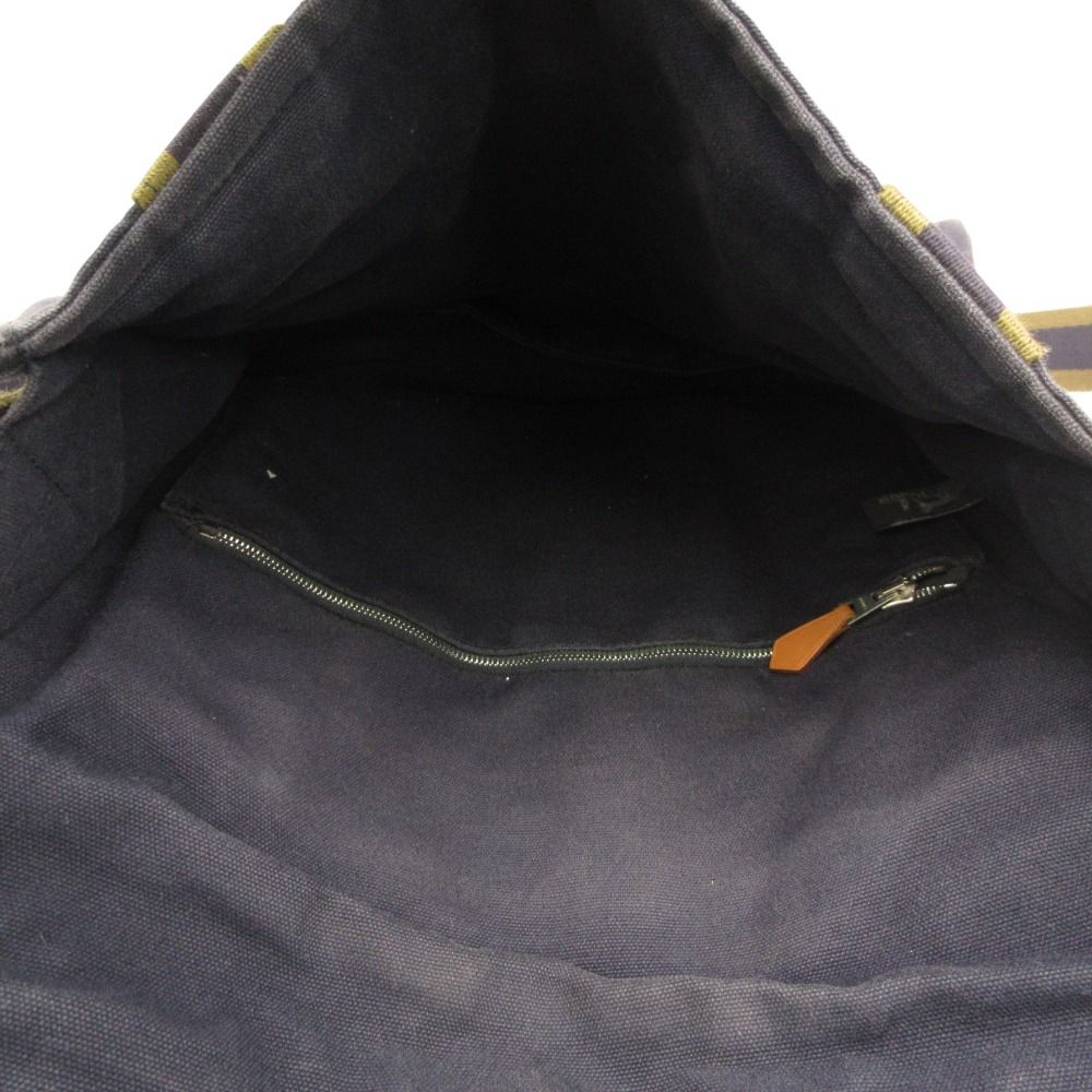 Hermes Shoulder Bag Fourre Tout Besace PM Navy Khaki — view 7
