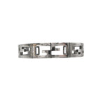 Gucci Vintage Bangle Logo Bracelet Silver — view 4