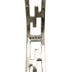 Gucci Vintage Bangle Logo Bracelet Silver — view 7