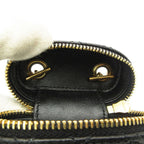 Saint Laurent Paris Sanro Run Charm Bag Quilted Lambskin Bag Cassandralogo Black — view 7