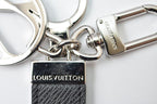 Louis Vuitton Key Holder Key Ring Porte Cles LV Club Taiga Ardoise Black — view 2