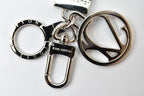 Louis Vuitton Key Holder Key Ring Porte Cles LV Club Taiga Ardoise Black — view 5