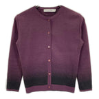 Dior Bordeaux Wool Cardigan 36