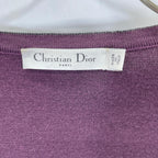 Dior Bordeaux Wool Cardigan 36 — view 4