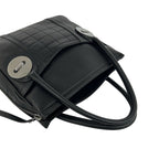 Chanel Cho Edge Coat Logo Caviar Leather Tote Black — view 4