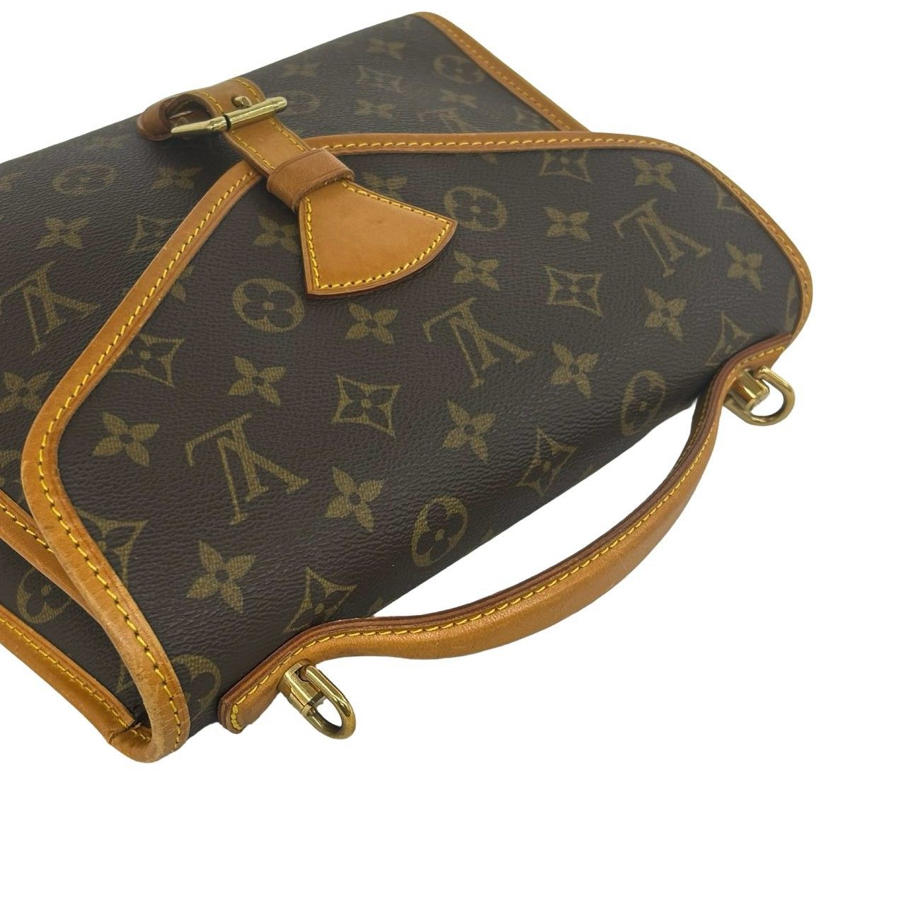 Louis Vuitton Vintage Bel Air Monogram Leather 2-Way Shoulder Bag Brown — view 4