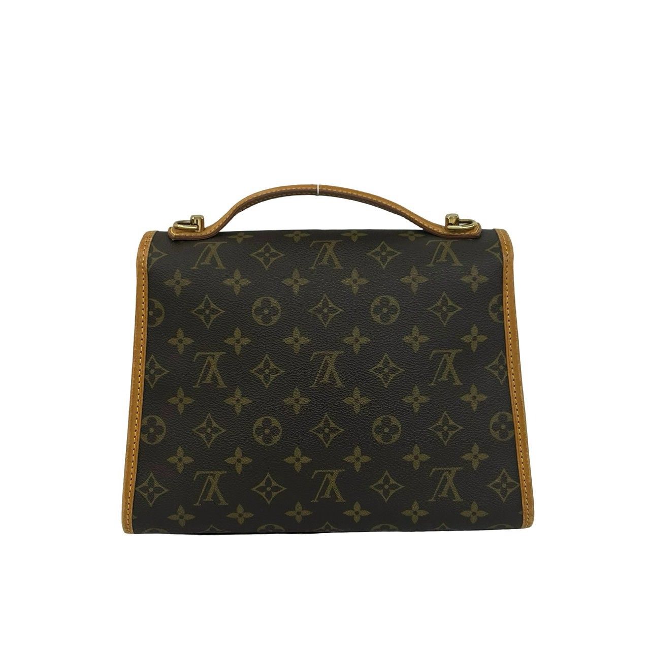 Louis Vuitton Vintage Bel Air Monogram Leather 2-Way Shoulder Bag Brown — view 2