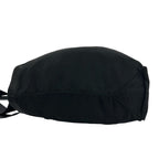 Prada Triangle Nylon Leather Tote Shoulder Bag Black — view 5