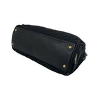 Prada Nylon Tessuto Leather Handbag Mini Tote Black — view 8