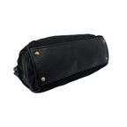 Prada Nylon Tessuto Leather Handbag Mini Tote Black — view 7