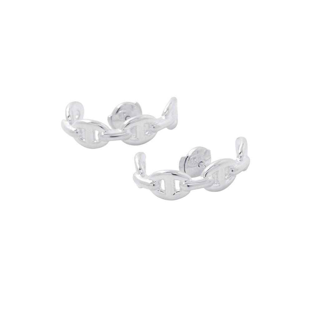 Hermes Earrings Chaine D'ancre TPM — view 2