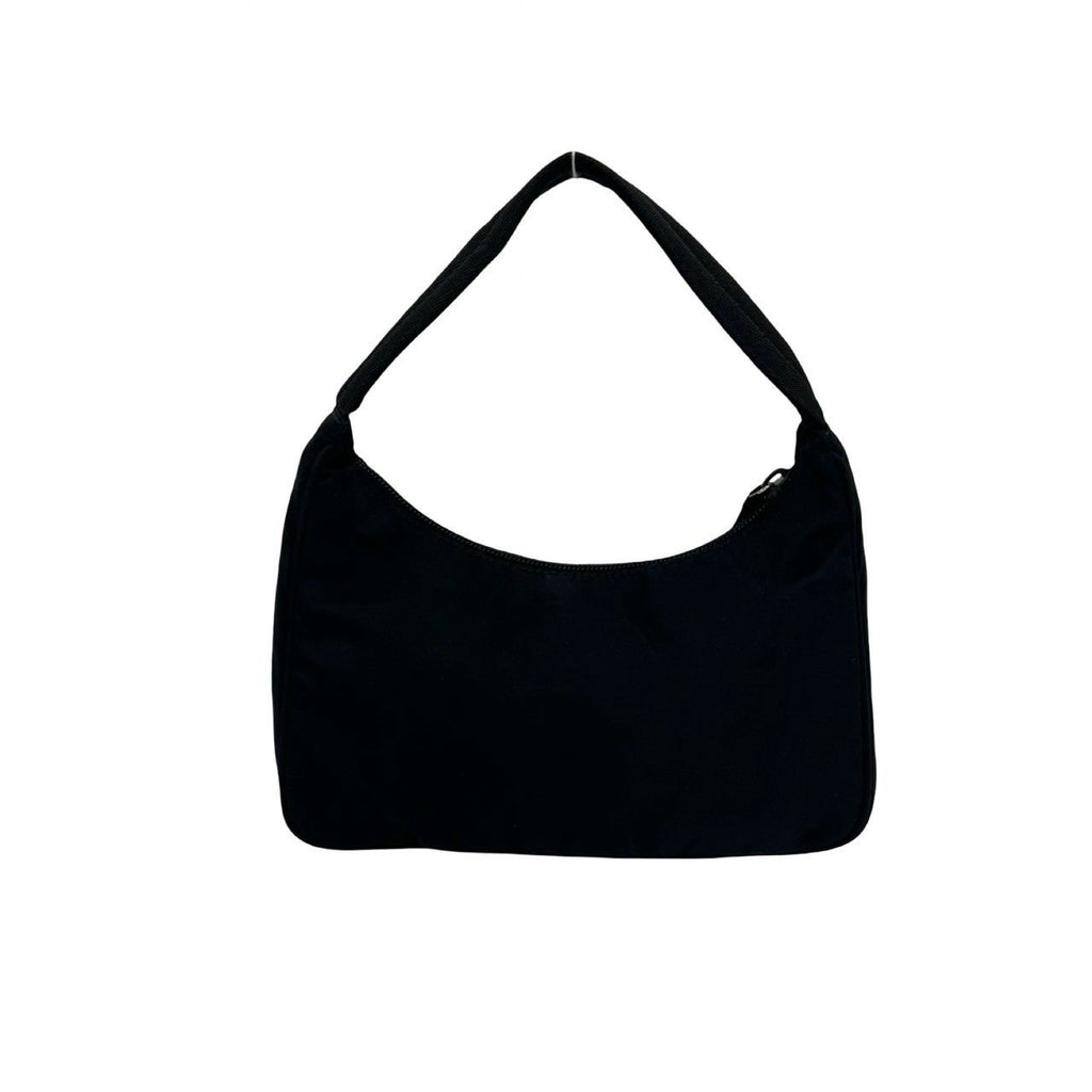 Prada Nylon Tessuto Mini Handbag Pouch Case Black — view 3