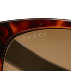 Gucci Sherry Line Double Asian Fit Sunglasses Eyewear Brown Green Red Acetate — view 4