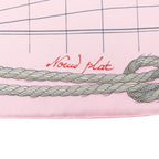 Hermes Carre 90 Cheval de Mer Sea Horse Scarf Pink Silk — view 4