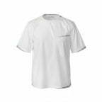 Hermes Short Sleeve Shirt Blouse Cotton Top 15 3 4 40 White