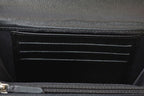 Chanel Wallet Bifold Fold Chevron V-Stitch Black — view 7