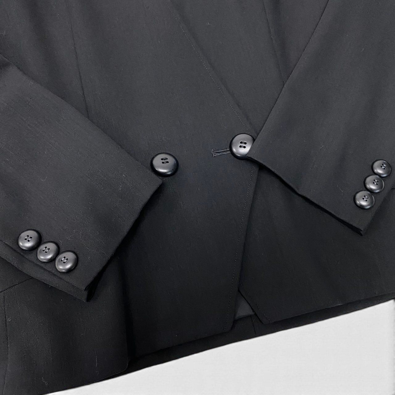 Dior Color Jacket L Black Wool — view 6