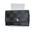 Louis Vuitton Damier Graphite Case Multicles 6 Key Black Key Holder
