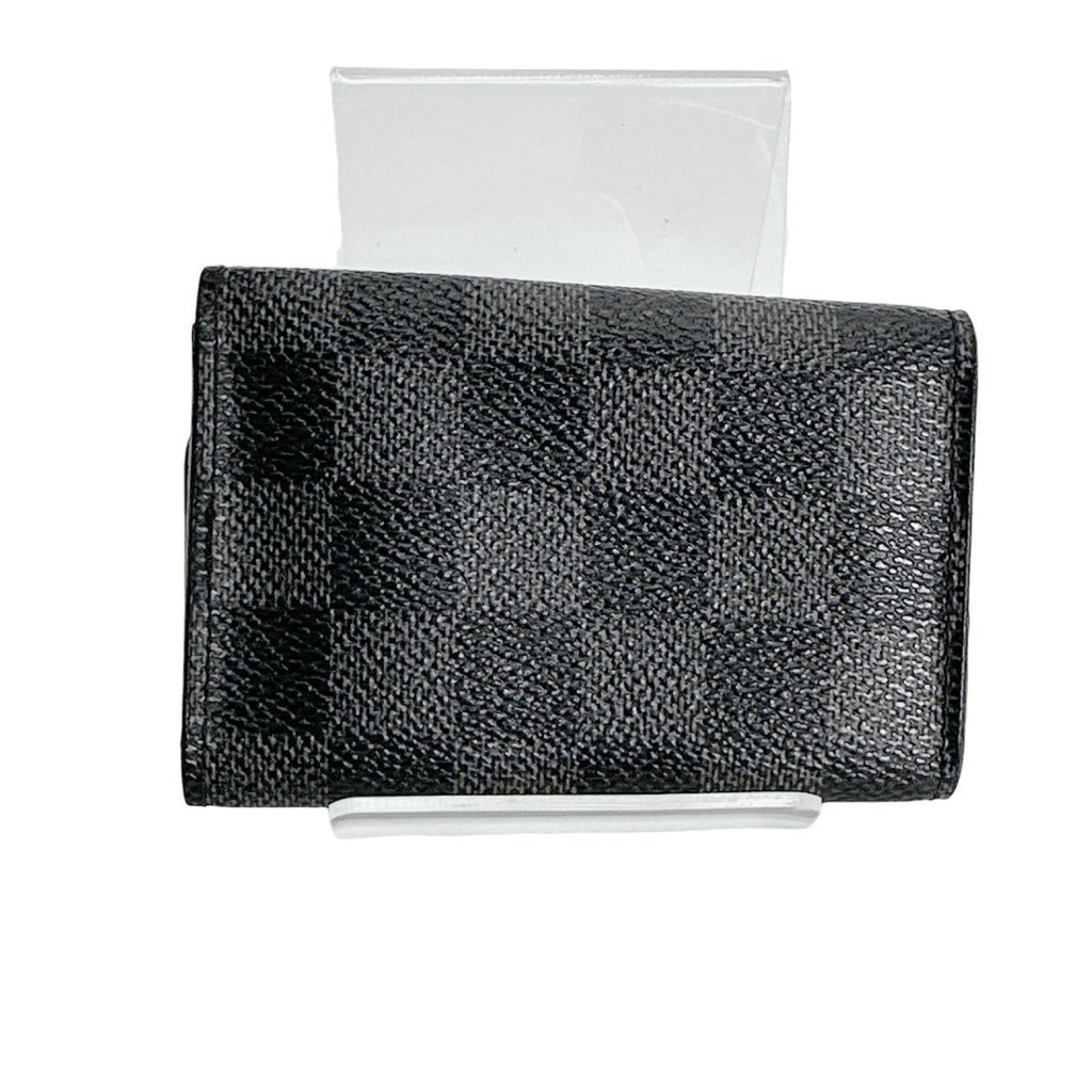 Louis Vuitton Damier Graphite Case Multicles 6 Key Black Key Holder — view 2
