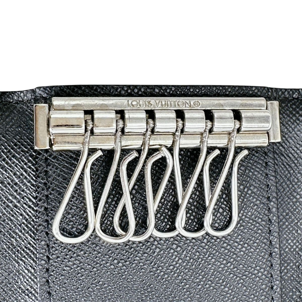 Louis Vuitton Damier Graphite Case Multicles 6 Key Black Key Holder — view 8