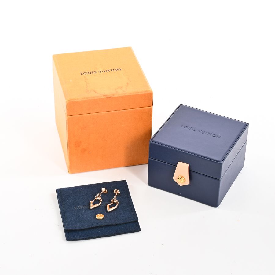 Louis Vuitton Earrings LV Vault Upside Down — view 7