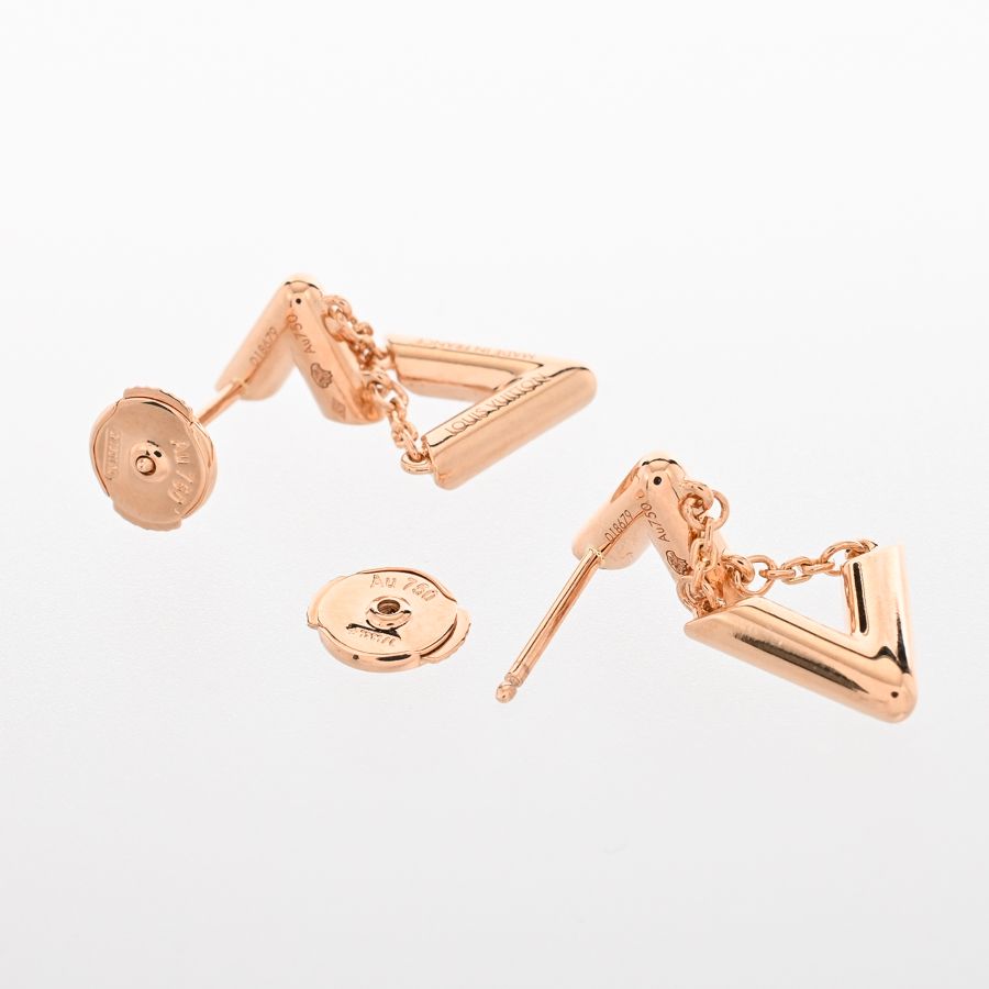 Louis Vuitton Earrings LV Vault Upside Down — view 4