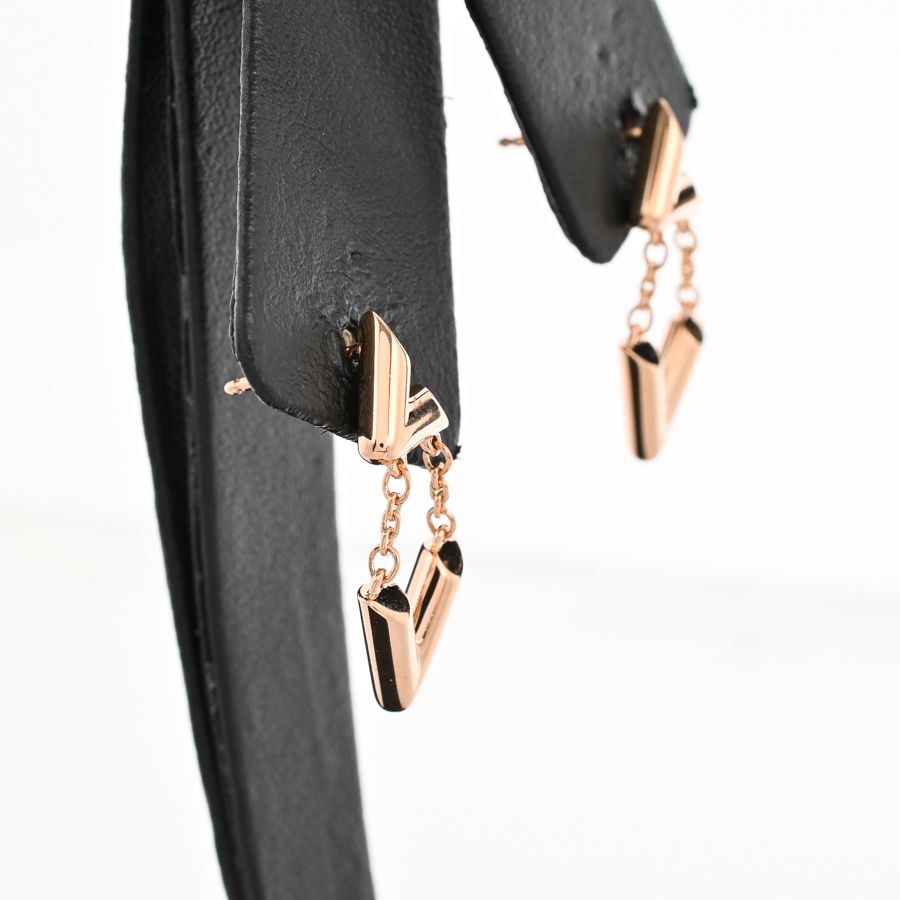 Louis Vuitton Earrings LV Vault Upside Down — view 2