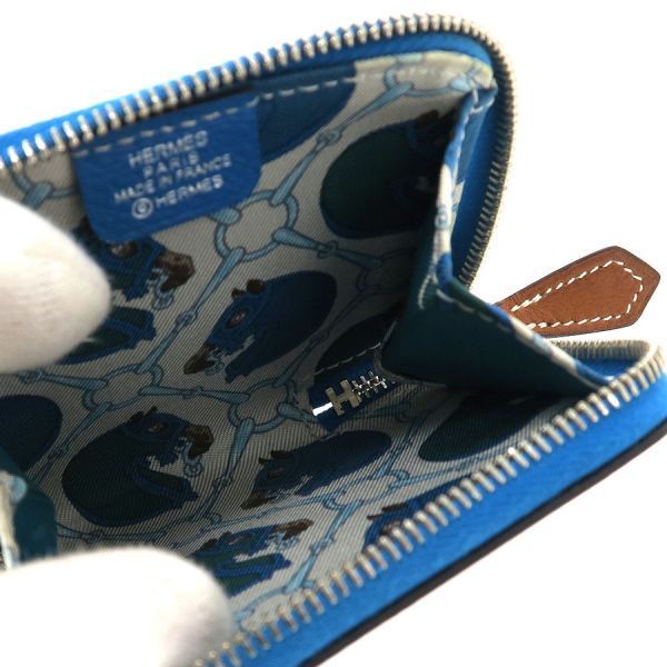 Hermes Azap Compact Mini Silk Inn Wallet — view 2