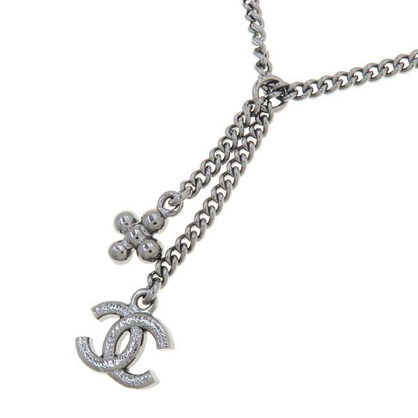 Chanel Necklace Silver — view 4