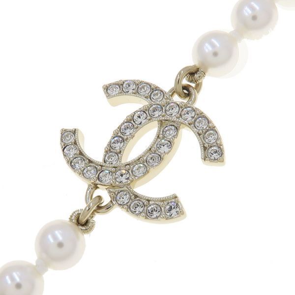 Chanel Faux Pearl Long Necklace — view 2