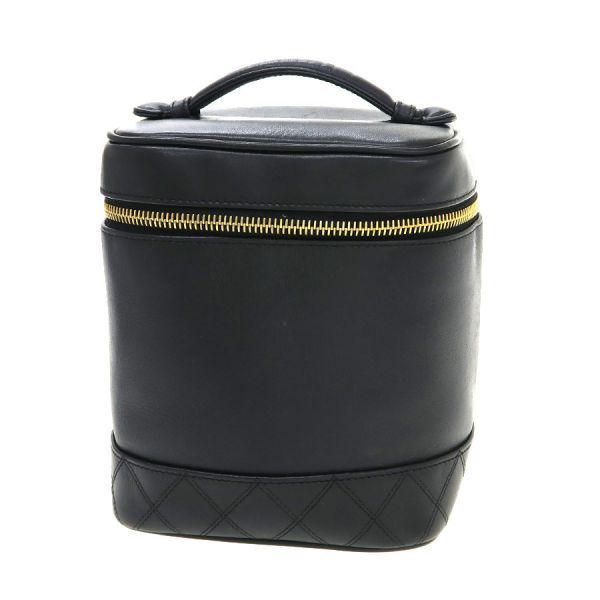 Chanel Bicolor Vanity Bag Black