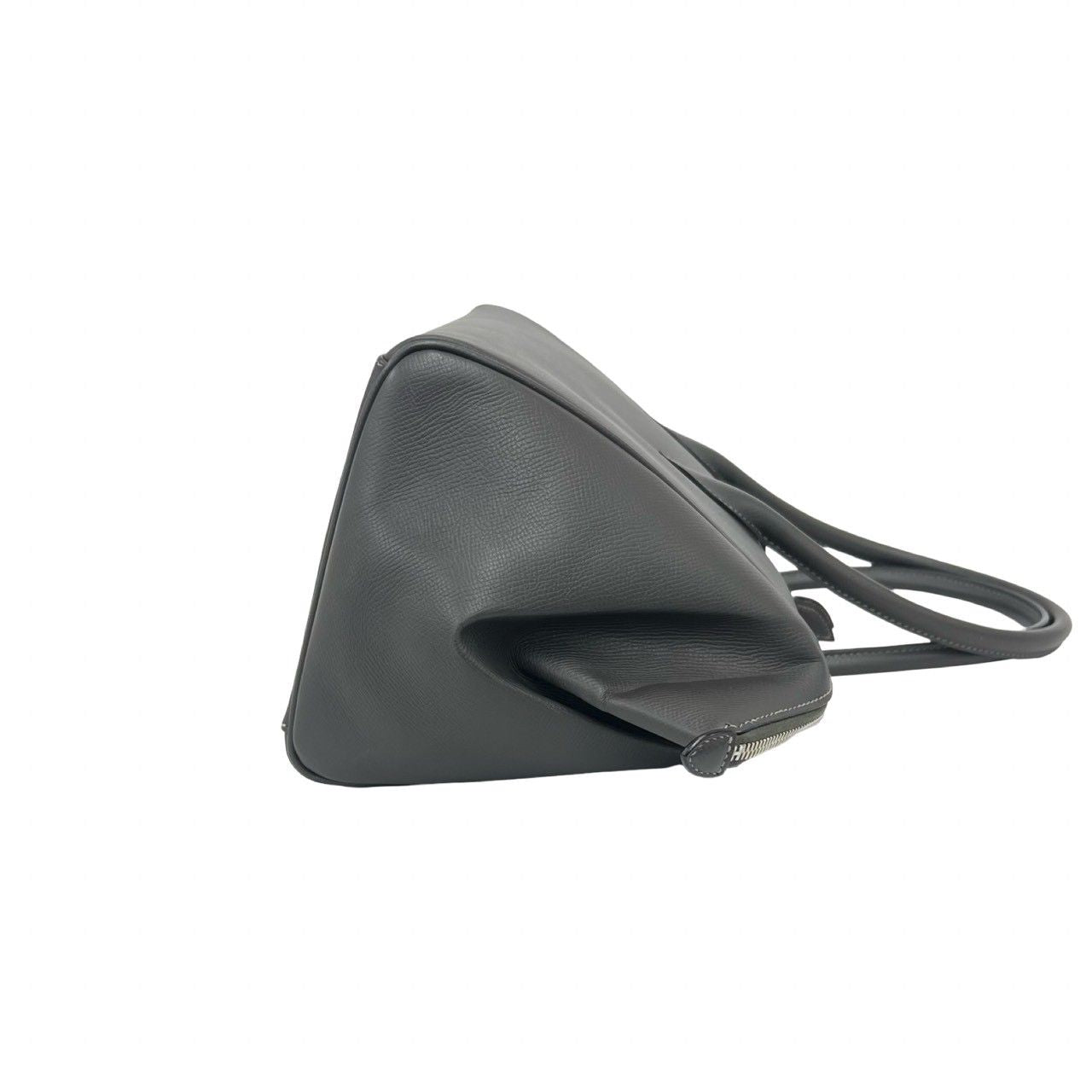 Hermes Paris Bombay 40 Veau Epsom Mini Boston Bag Graphite — view 6